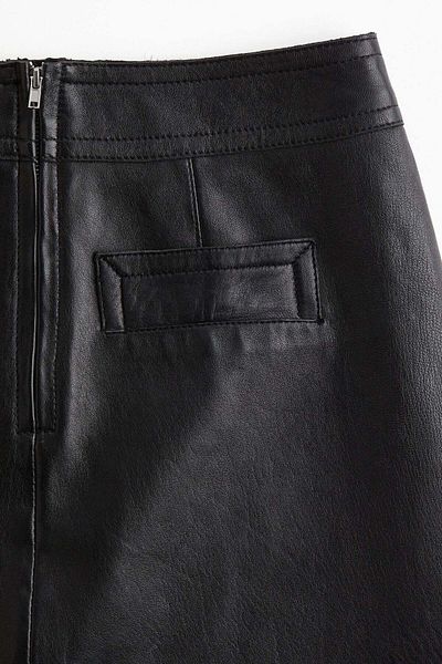 H&M Leather mini skirt