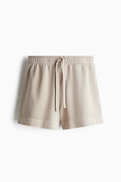 H&M Washed cotton sweatshorts