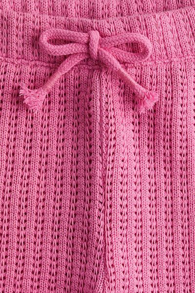 H&M Textured-knit shorts