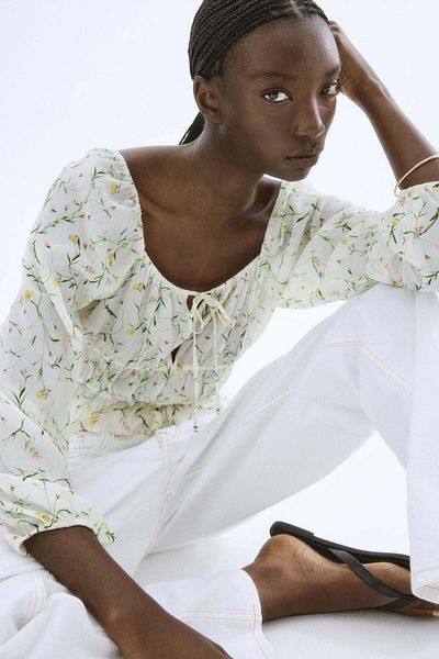 H&M Crinkled blouse