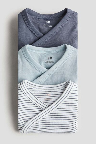 H&M 3-pack Wrapover Bodysuits