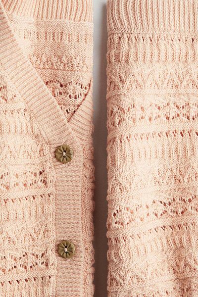 H&M 2-piece pattern-knit cotton set