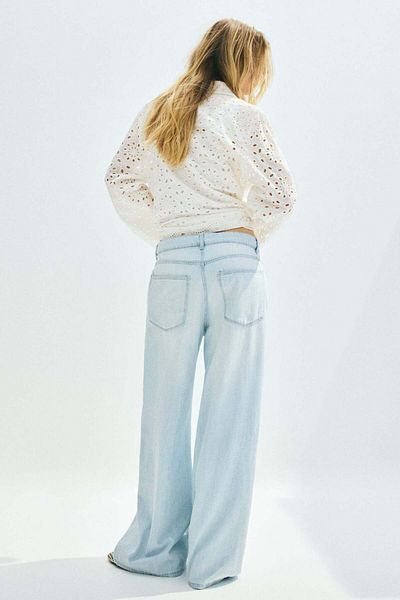H&M Baggy Wide Low Jeans