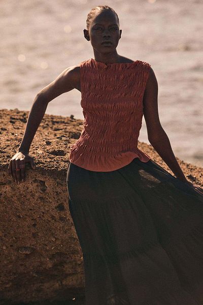 H&M Smocked top