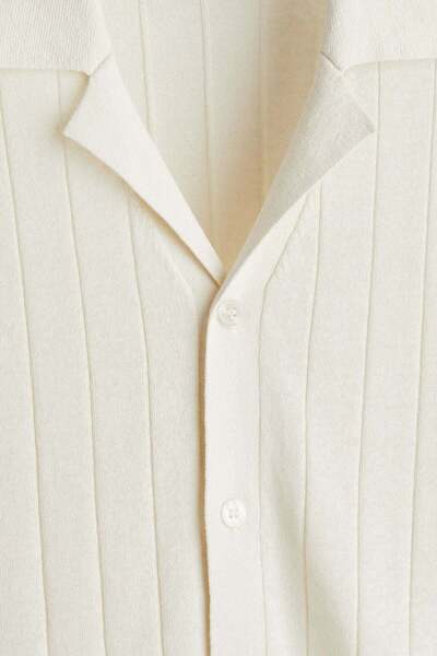 H&M Regular Fit Linen-blend resort shirt
