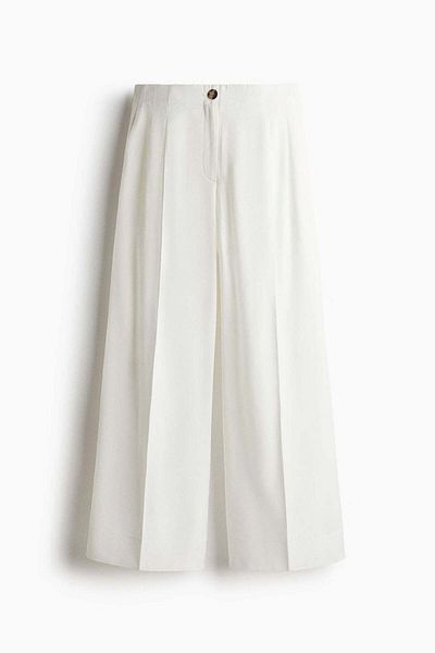H&M Wide ankle-length trousers