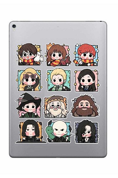 hediyenebak Pop Themed Sticker Set |   Laptop Agenda Pc Tablet Phone Notebook Sticker Bullet Journal