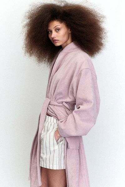 H&M Cotton terry dressing gown