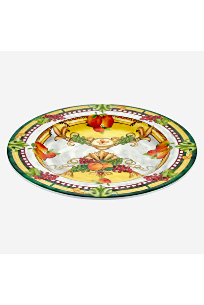 CHIARA ALESSI Carpe Diem Sarı Melamin Yemek Tabağı 28 Cm