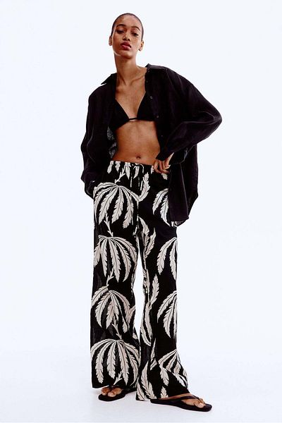 H&M Cotton drawstring trousers