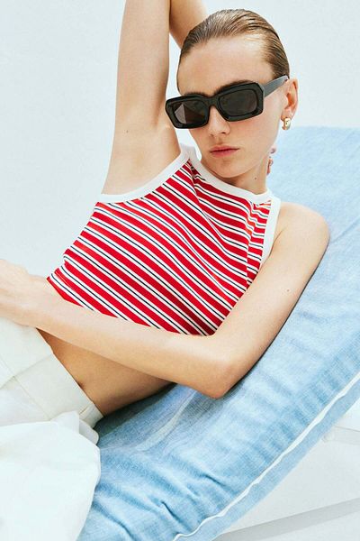 H&M Cropped Vest Top