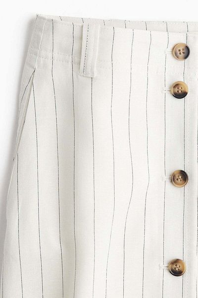 H&M Linen-blend skirt