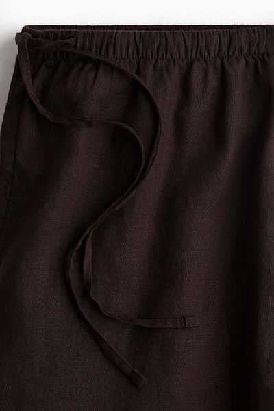 H&M Linen Drawstring Shorts