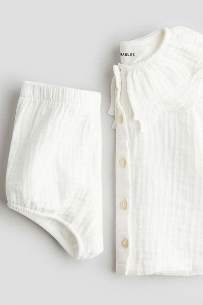 H&M 2-piece cotton muslin set