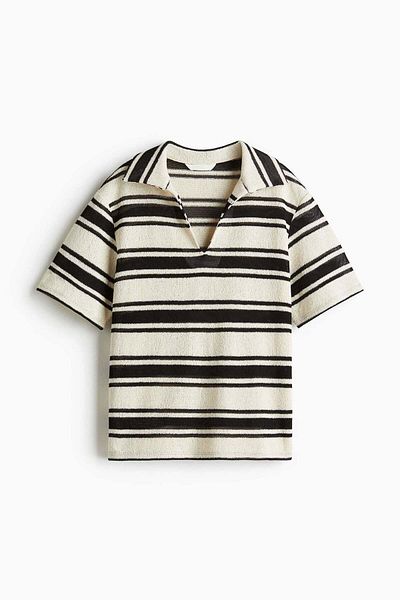 H&M Collared Knitted Top