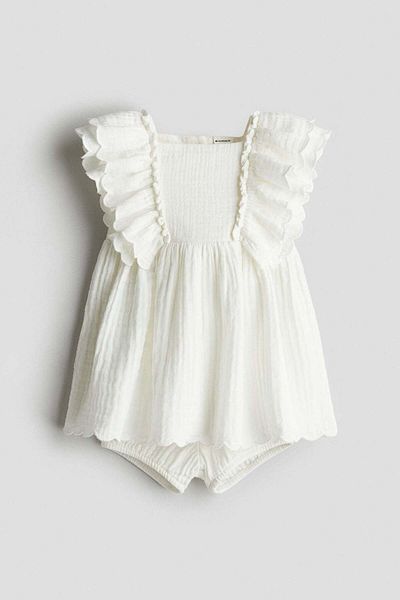 H&M 2-piece cotton muslin set