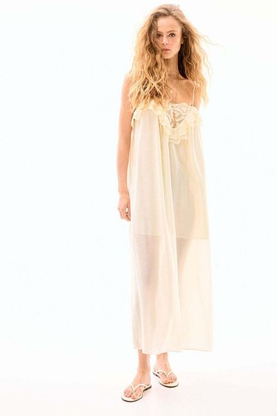 H&M Lace-trimmed slip dress