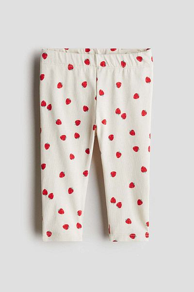 H&M Printed cotton leggings