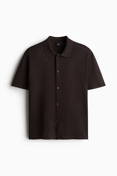 H&M Regular Fit Fine-knit shirt