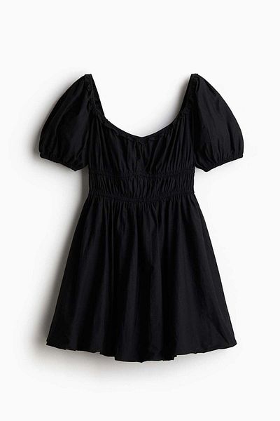 H&M Bubble-hem cotton dress