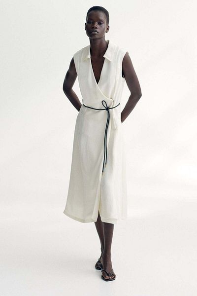 H&M Tie-belt Wrap Dress
