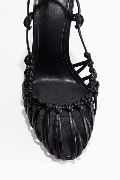 H&M Knotted heeled slingbacks
