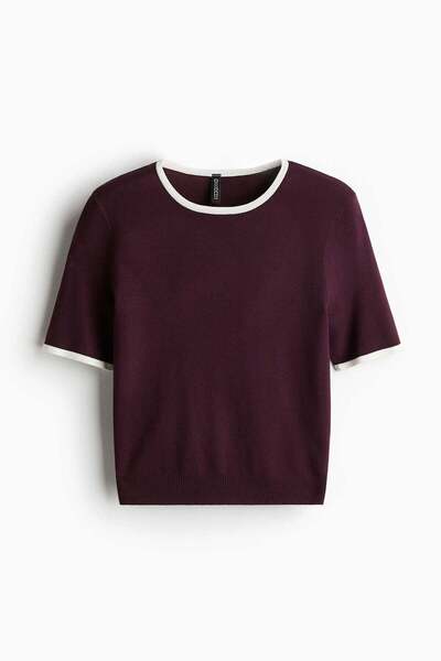 H&M Fine-knit T-shirt