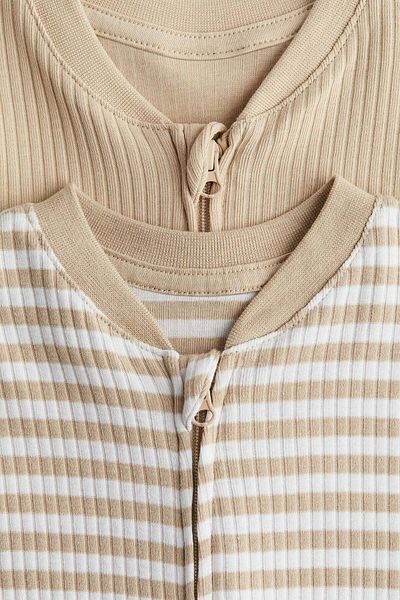 H&M 2-pack Patterned Cotton Pyjamas