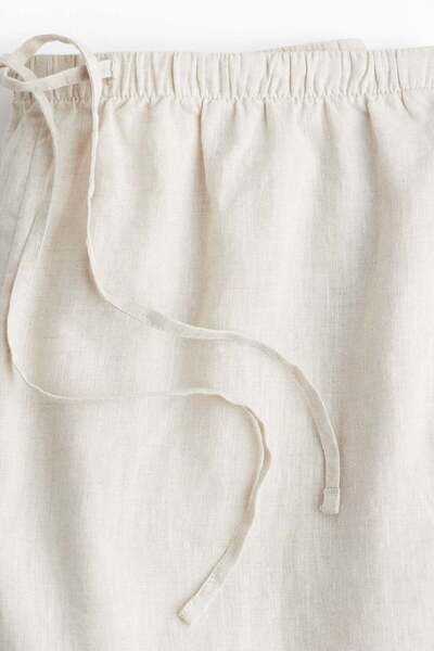 H&M Linen drawstring shorts