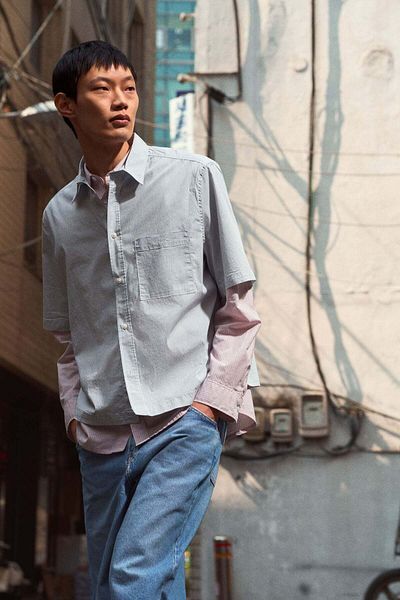 H&M Oversized Fit Short-sleeved Shirt