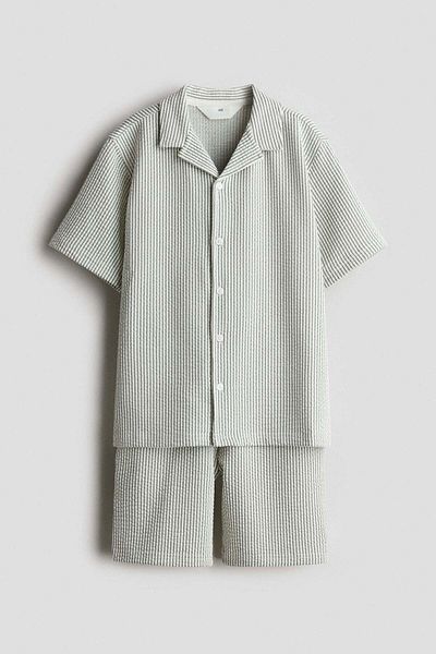 H&M 2-piece Shirt And Shorts Set