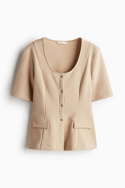 H&M كارديجان بأكمام قصيرة