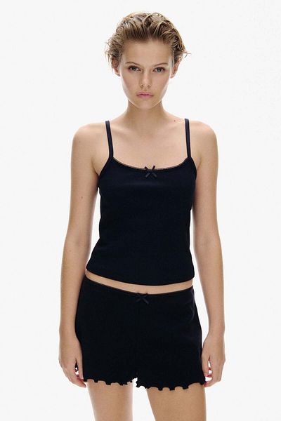 H&M 2-piece ribbed jersey set