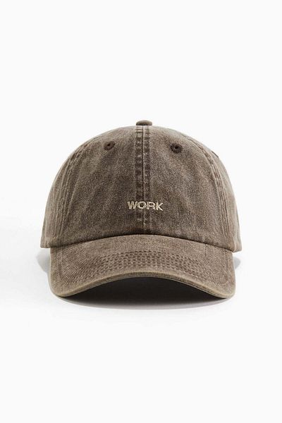 H&M Embroidered-motif cotton cap