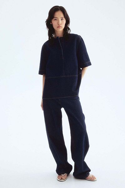 H&M Popover denim top