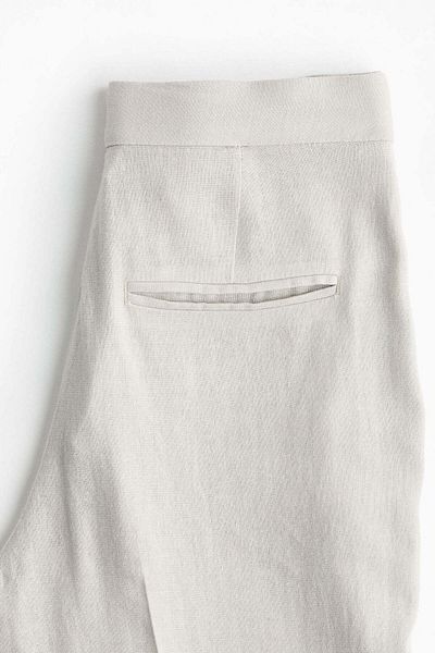 H&M Bootcut Linen-blend Trousers