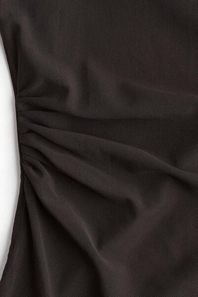 H&M Draped mesh dress