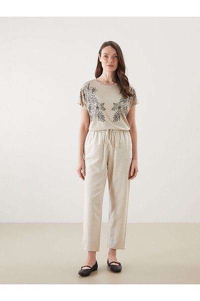 LC Waikiki Crew Neck Printed Women's T-Shirt