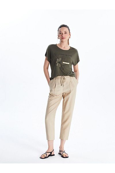 LC Waikiki Crew Neck Printed Women's T-Shirt