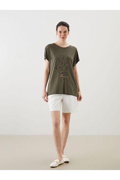 LC Waikiki Crew Neck Printed Women's T-Shirt