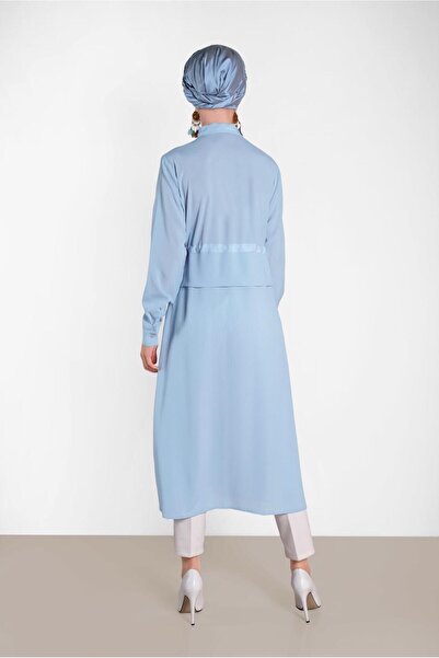 Alvina Elastic Lace-Up Tunic with Waist Strap 4424