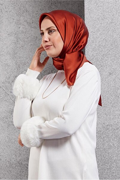 Alvina ALVİNA Μεταξωτό Φουλάρι 8056 - Άνετη Κοπή