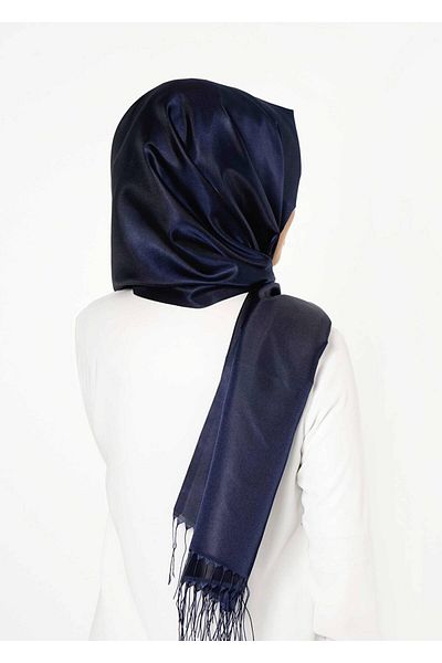 TRENDTESETTÜR ALBASTRU ÎNCHIS (ALBASTRU-NEGRU) T 9534-1 Garzen Shawl