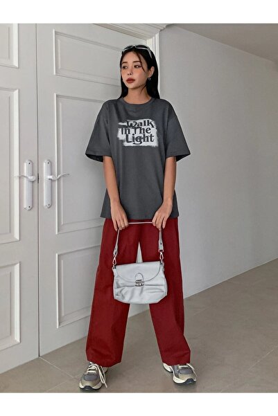 NOFLEN Smoked Walk In The Light Printed Oversize T-shirt