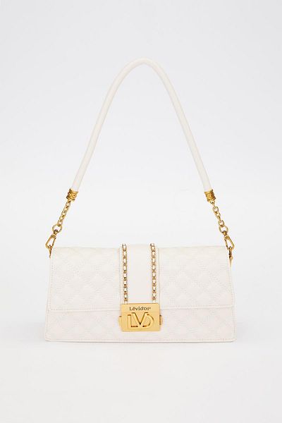 Levidor Camel Chain Belt Pattern Shoulder Bag