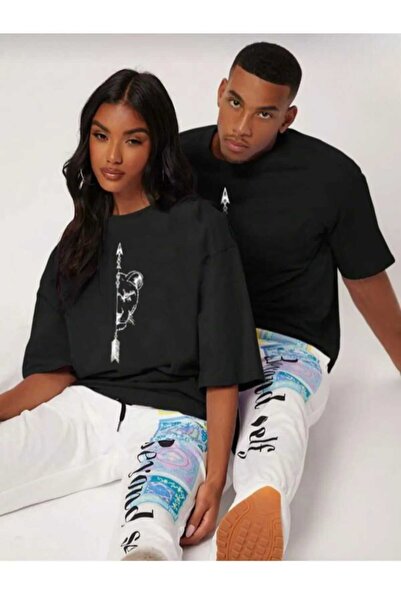 NOFLEN تي شيرت Salas نسائي كبير الحجم مطبوع عليه أسد/نمر مكون من قطعتين