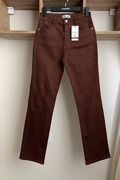 İstangül Butik Τζιν μεγάλου μεγέθους Full Lycra Pipe Leg