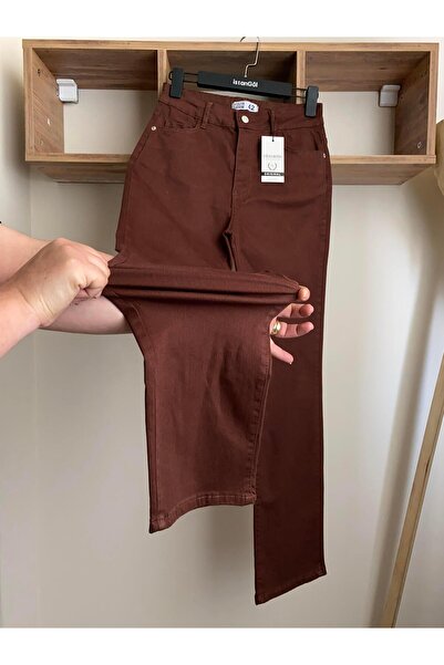 İstangül Butik Τζιν μεγάλου μεγέθους Full Lycra Pipe Leg