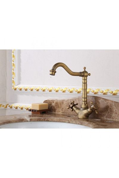 Smack Baterie Lavoar Inalta Bronz Antichizat 1763D Smack