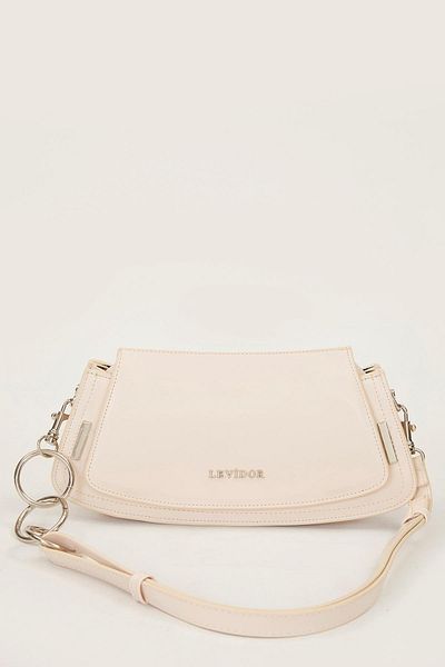 Levidor Baguette Bag with Cream Cover and Leather Strap
